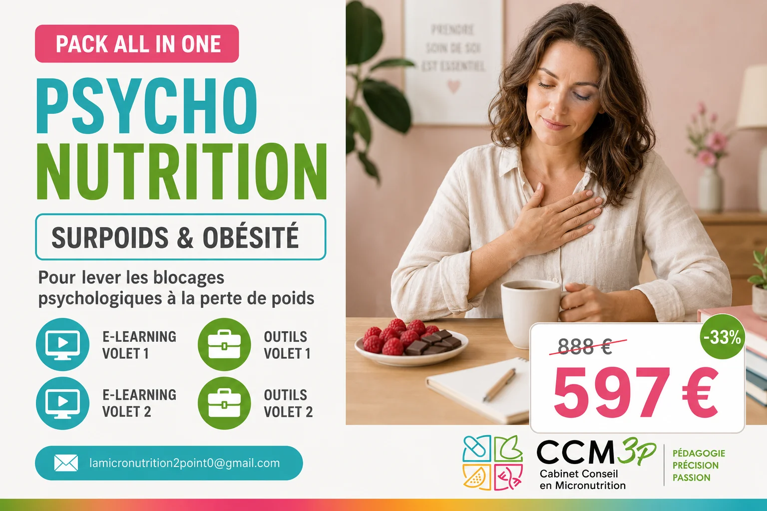 ALL-IN-ONE PACK – Psychonutritional management of overweight and obesity