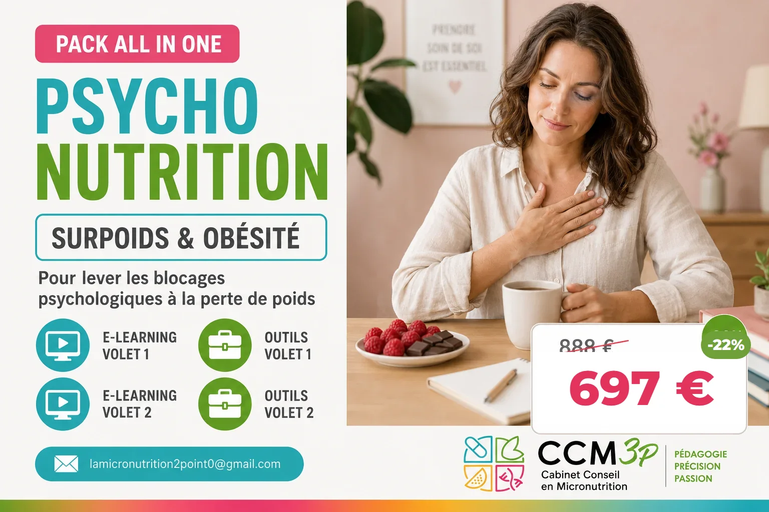 ALL-IN-ONE PACK – Psychonutritional management of overweight and obesity